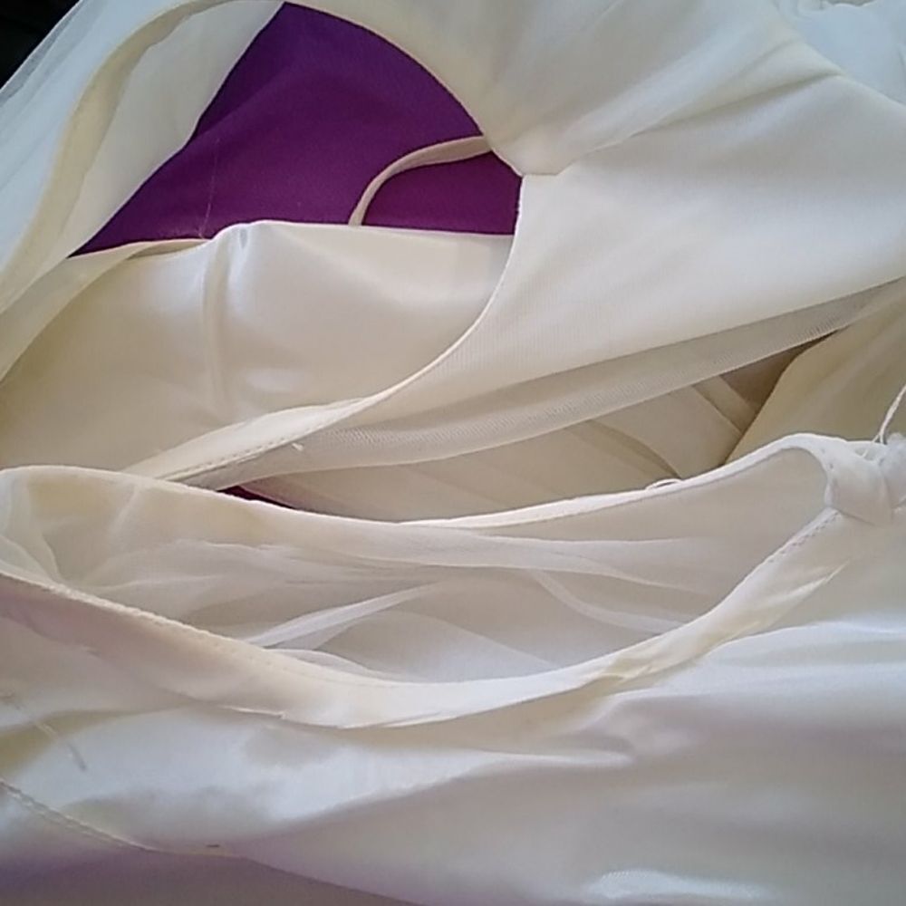 White Vintage Wedding Women Dress Size S Appropriate - Picture 11 of 15
